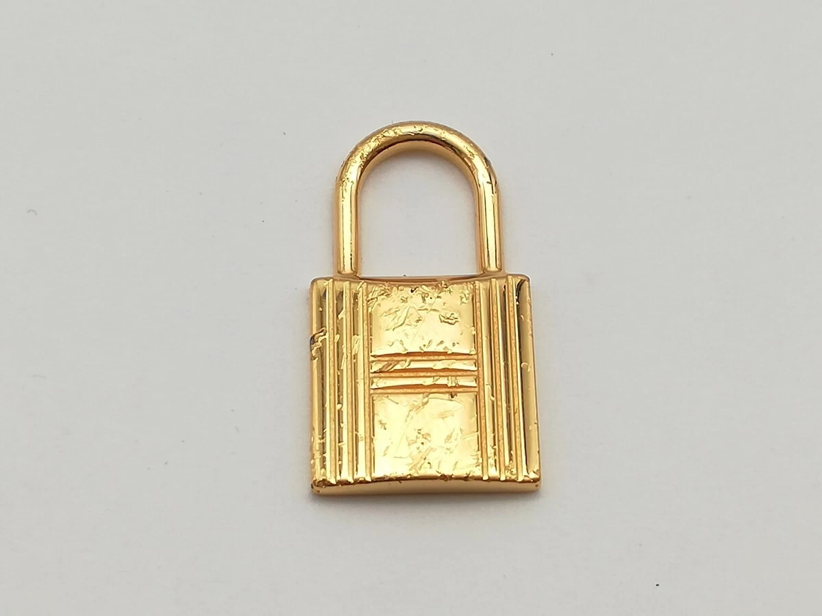 HERMÈS HERMES Oakley Ciondolo Top Oro Collana Cadenas Accessori Lucchetto