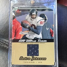 Fleer Ultra 2005 Andre Johnson Texans Game-Worn Jersey All-Ultra Team #AU-AJ