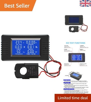 Energiemonitoring Multimeter mit Split CT - LCD Display & automatischer Datenspeicherung