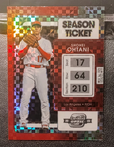 2022 Panini Chronicles Contenders Optic Shohei Ohtani #4 Building Blocks Prizm