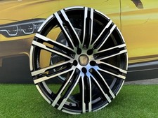 4X R21 Zoll 5X112 Macan Style Schwarz Poliert Räder : Passend Für Macan