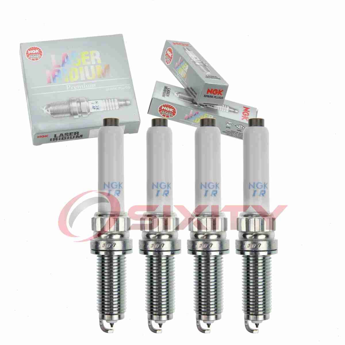 4 pc NGK Laser Iridium Spark Plugs for 2017-2020 BMW 430i Gran Coupe 2.0L L4 ez