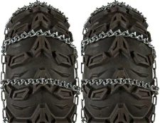 Sedona Pair V-Bar Snow Tire Chains ATV Size  B 22x11-10 23x11-10 25x8-12