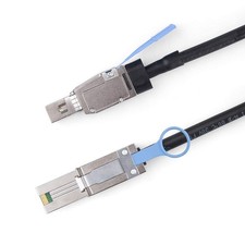  10Gtek External Mini SAS HD SFF-8644 to Mini SAS SFF-8088 Hybrid Cable, 1-Mete