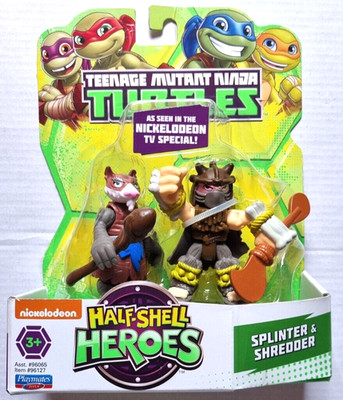 Teenage Mutant Ninja Turtles Half-Shell Heroes Sprinter and Shredd Figur 2er-Pack