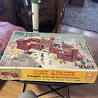 Vintage MARX Fort Apache Playset  3681 W/ Box  Complete ?
