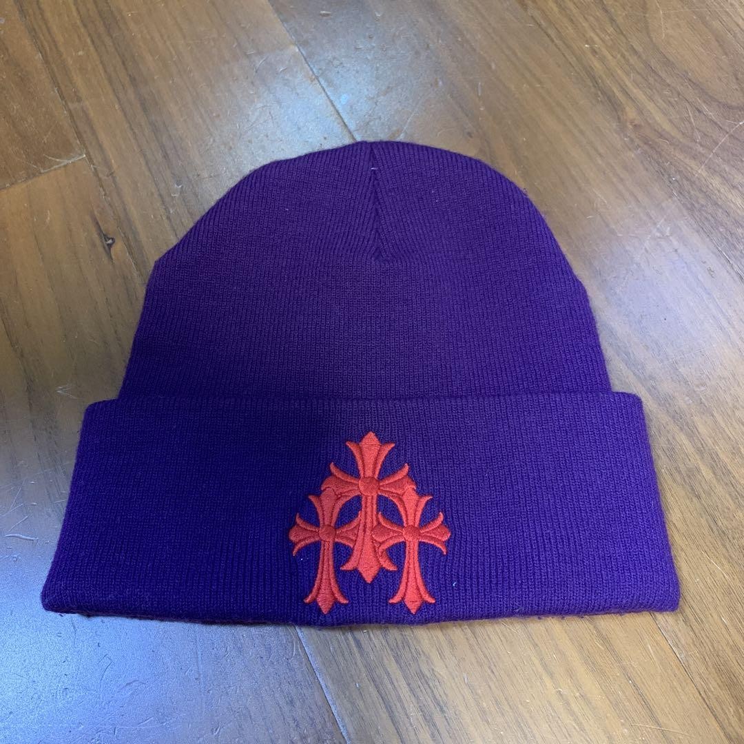 帽子 hrome hearts watch cap logo beanie CHROME HEARTS WATCH CAP Logo Embroidered Acrylic Beanie Knit