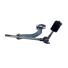 Cymbal Extended Arm with Clamp Chrome Cymbal Arm with Clamp Curved Hardware for