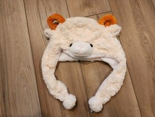 Sheep Plush Youth Hat Cap Halloween Party Costume Winter Soft Warm Furry Funny