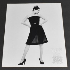 1995 Print Ad Sexy Fashion Long Legs Lady Heels Brunette Prada Dress Smooth ATL