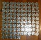 (set of 95) 1965-2024 Roosevelt dimes various unique dates, a few AU-BU upgrades