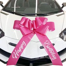 Happy Birthday Car Bow,30 Inch for car, New House, Birthday Gift Party