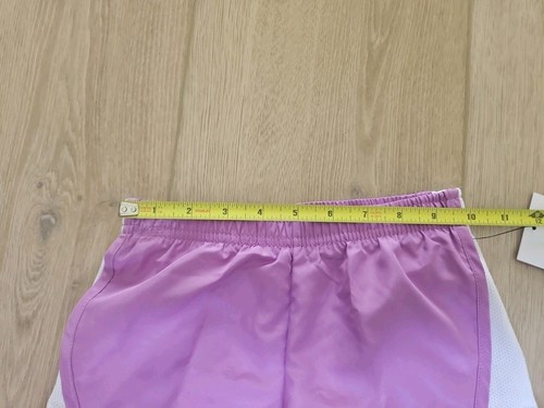 Nike Girls' Dri-Fit Jogging Shorts Size 4 Age 3/4Years, Purple And White, New - Picture 6 of 8