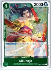 Kikunojo OP14-023 Rare The Azure Sea's Seven One Piece Foil Near Mint