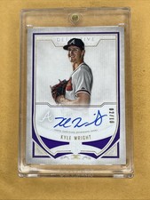 2019 Topps Definitive Collection Rookie Kyle Wright #DRA-KW Auto Purple 2/10