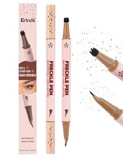 2-In-1 Dual-Ended Freckle Pen  Freckle Stamp, Waterproof Freckles Makeup Kit wi
