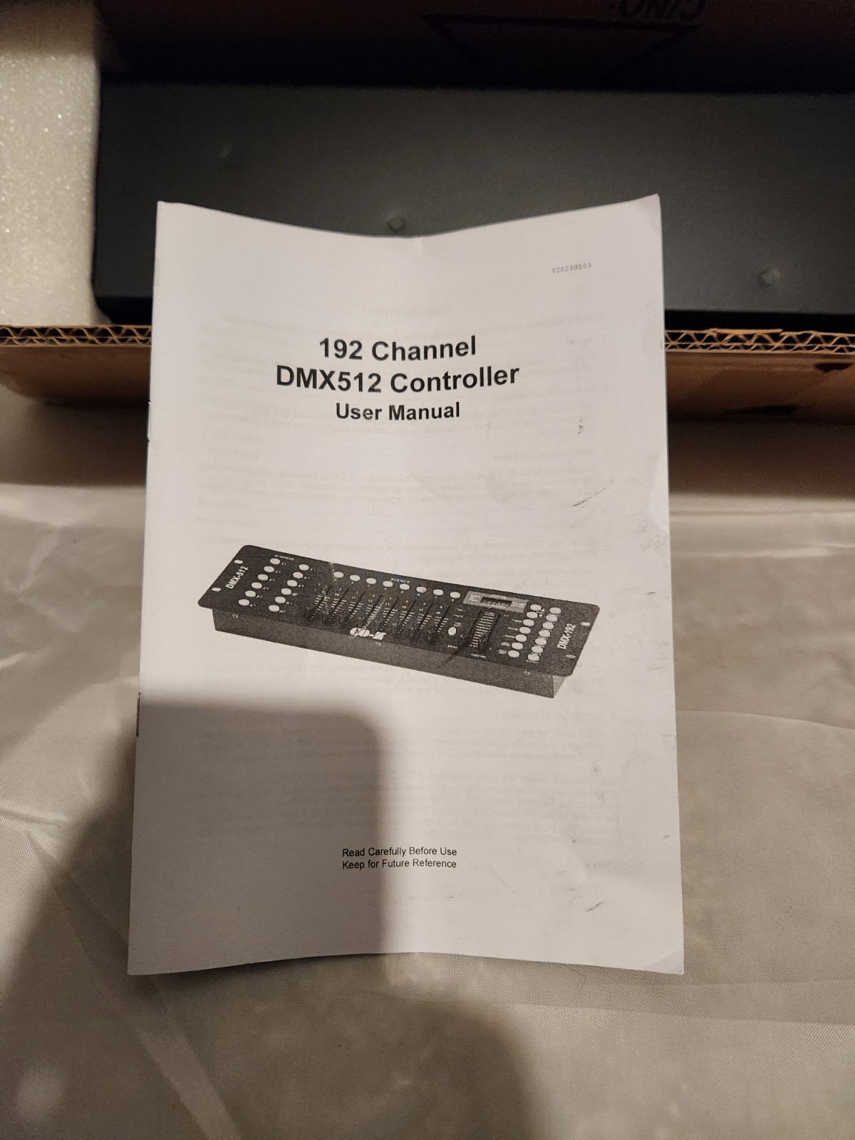DMX-512 DMX-192 Channels Operator Console Controller For Stage Lighting DJ Club