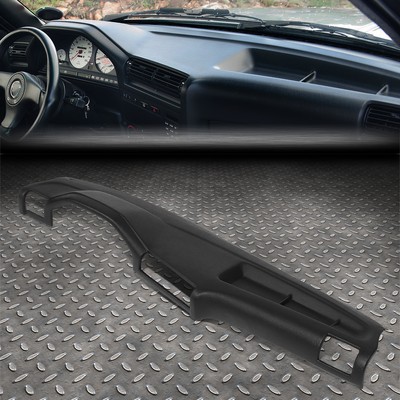 FOR 84-90 BMW E30 318I 325E 325I 325IS FRONT DASH BOARD CAP COVER OVERLAY BLACK