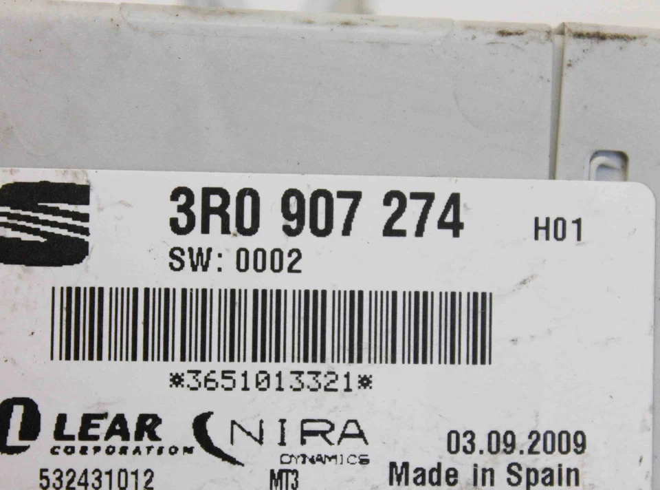 SEAT EXEO 3R2 Altre Centraline 3R0907274 2.0 Diesel 105kw 2010 2764542 - Immagine 3 di 3