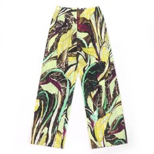 PLEATS PLEASE Wide pants All-over pattern design Green system 3 PP41JF694