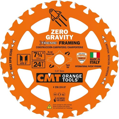 #ad CMT Orange Tool 250.324.07 X10 FRAMING Zero Gravity 7 1 4”x5 8” 10 Pack $84.51