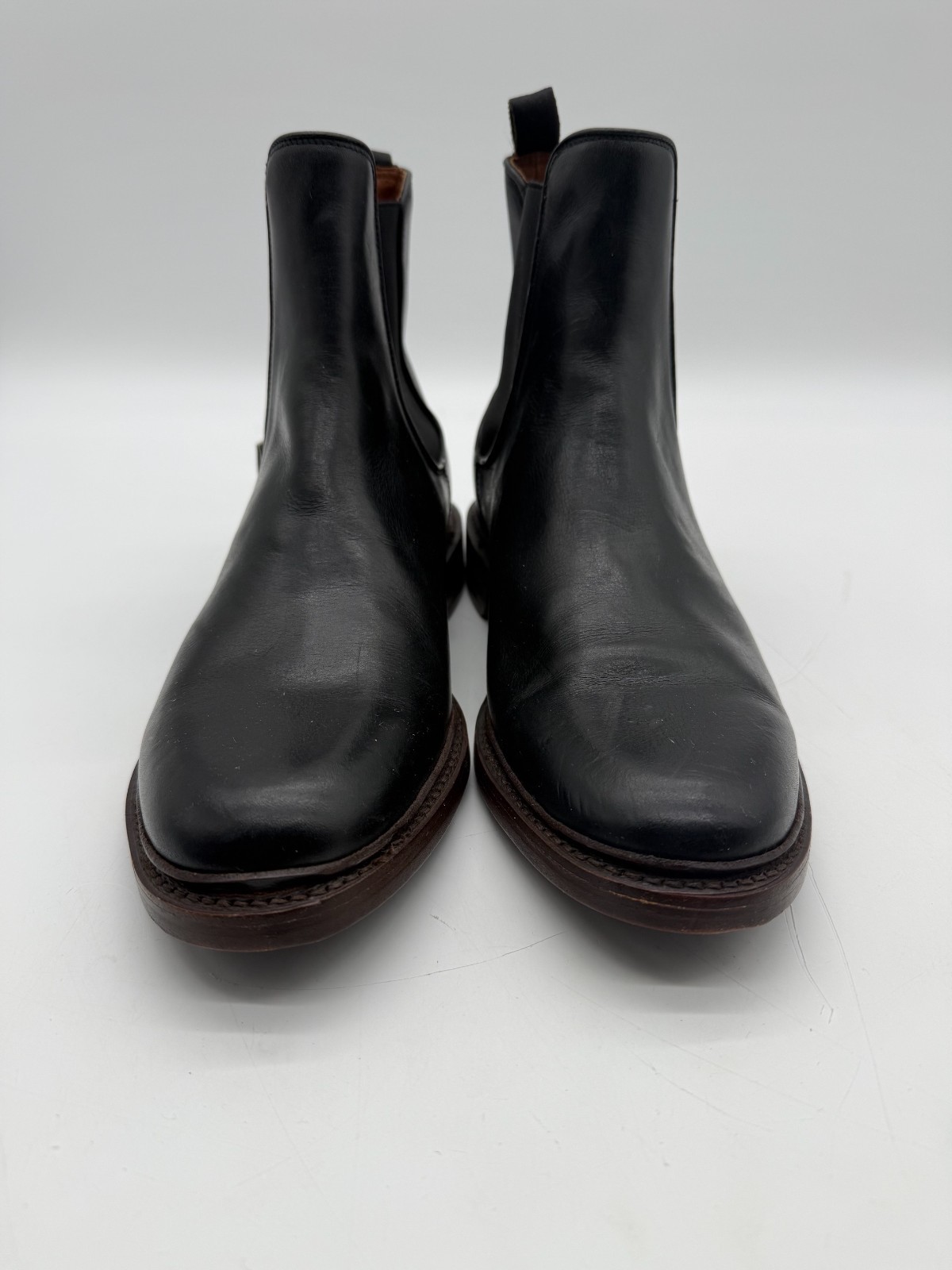 Frye Austin Chelsea Boots Men Size 9 Black Leather Elastic Ankle Boots 3486990