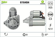 Anlasser Starter VALEO ORIGINS - NEW O.E. TECHNOLOGIE 616484 12V für HYUNDAI i10