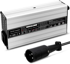 48 Volt 6 Amp Golf Cart Battery Charger with 3-Pin round Plug Compatible with DS