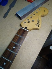 Squier Strat Affinity Series Guitar Neck fresh pro fret job and maintainance