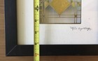 Rare Frank Lloyd Wright Official Design Stained Glass Heath House Art Frame COA — photo 4