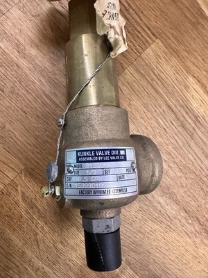  Kunkle 913BDC3S Manual Relief Valve 1/2  NPT 200 PSI Bronze Liquid Service NEW