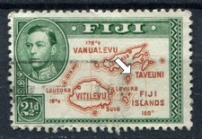 Fiji 1938 (1948) extra island error • GVI Gb# 256ca 2½ d. • Used F-VF (SU-8676)