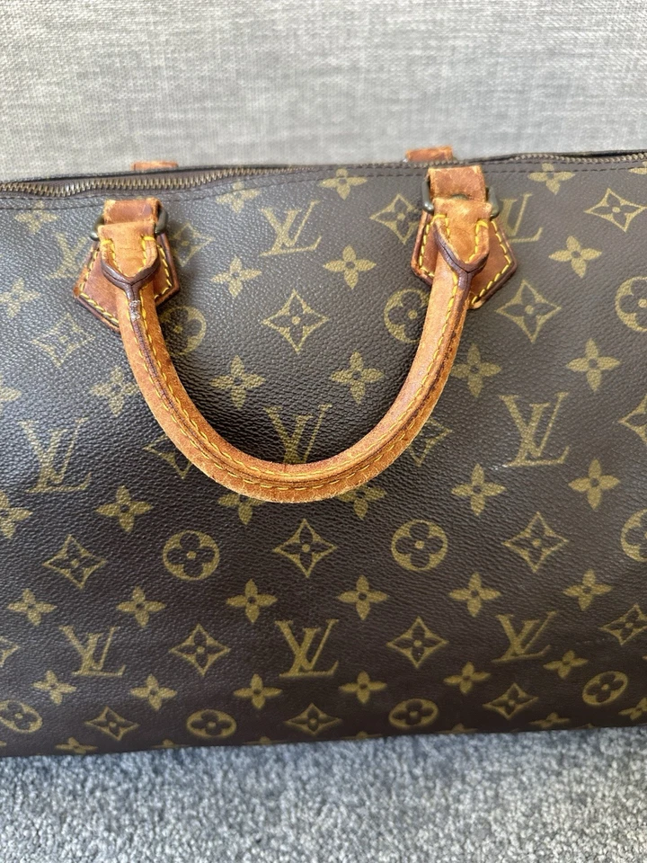 Auténtico bolso Louis Vuitton Speedy 40 Boston de lona con monograma Foto 3 de 4
