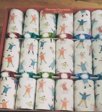 Christmas Holiday Crackers 12 pc.