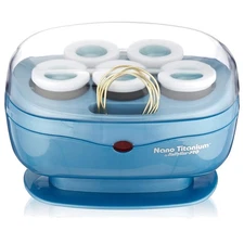 Quick-Heating Nano Titanium Hot Rollers for All Hair Types - Gorgeous Curls