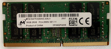 MICRON 16GB 2Rx8 PC4-2666V DDR4 Laptop SODIMM MEMORY MTA16ATF2G64HZ-2G6J1