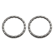 for 2 Pack Bicycle Bike 1 1/8 Headset Caged Ball Bearing Race Cycling Bearing