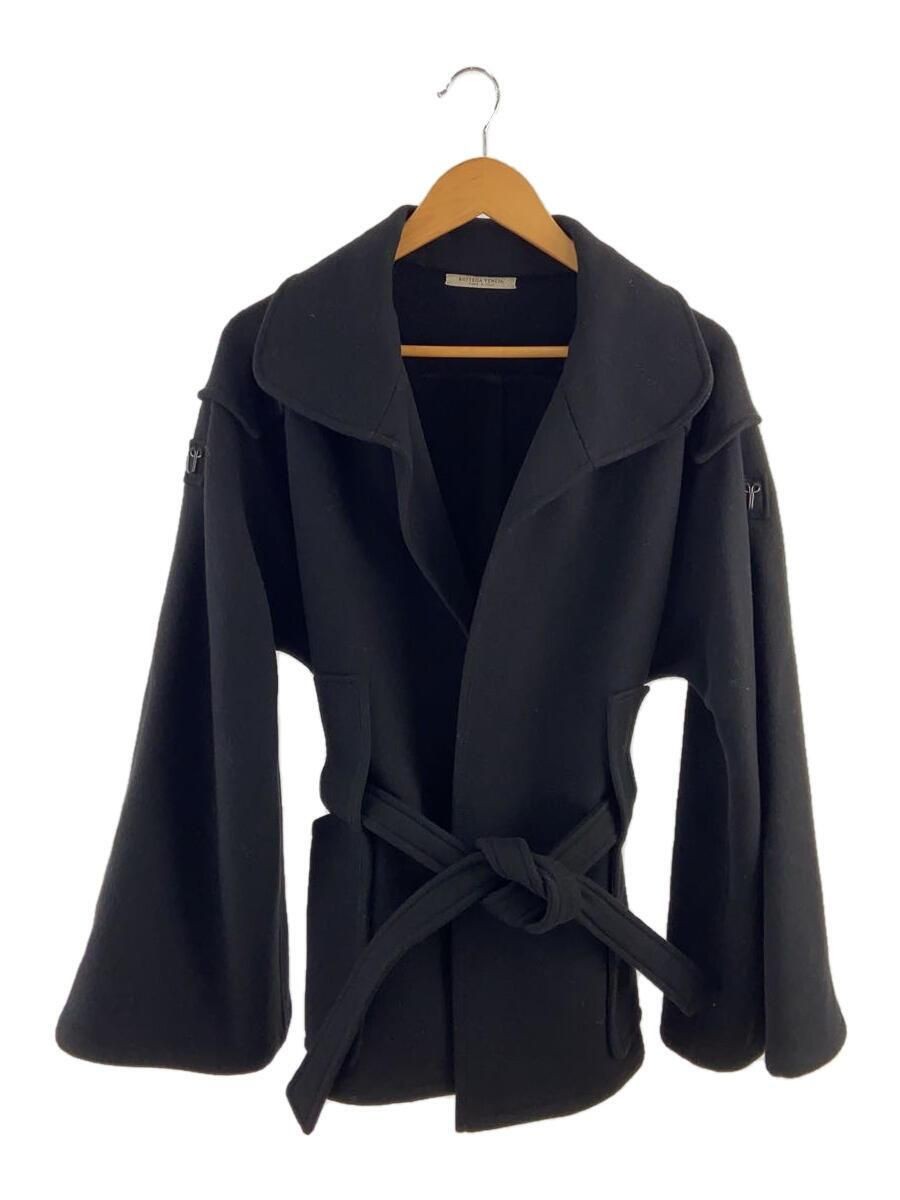 ALTRA BOTTEGA VENETA ALTRO CAPPOTTO 38 LANA NERO SOLIDO