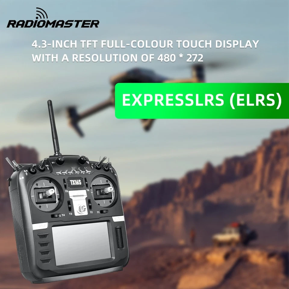 RadioMaster TX16S MKII 16CH RC-Sender HALL V4.0 Gimbal ELRS LBT FCC TX Remote - Bild 2 von 4