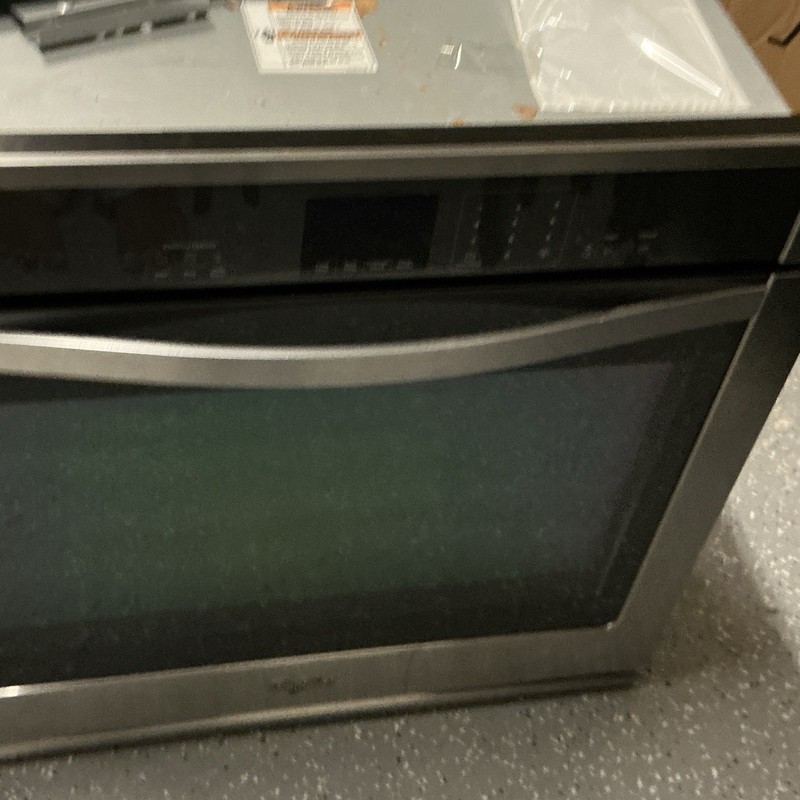 Whirlpool WOS51EC0AS02 30” Built-In Electric Wall Oven Stainless Steel Used