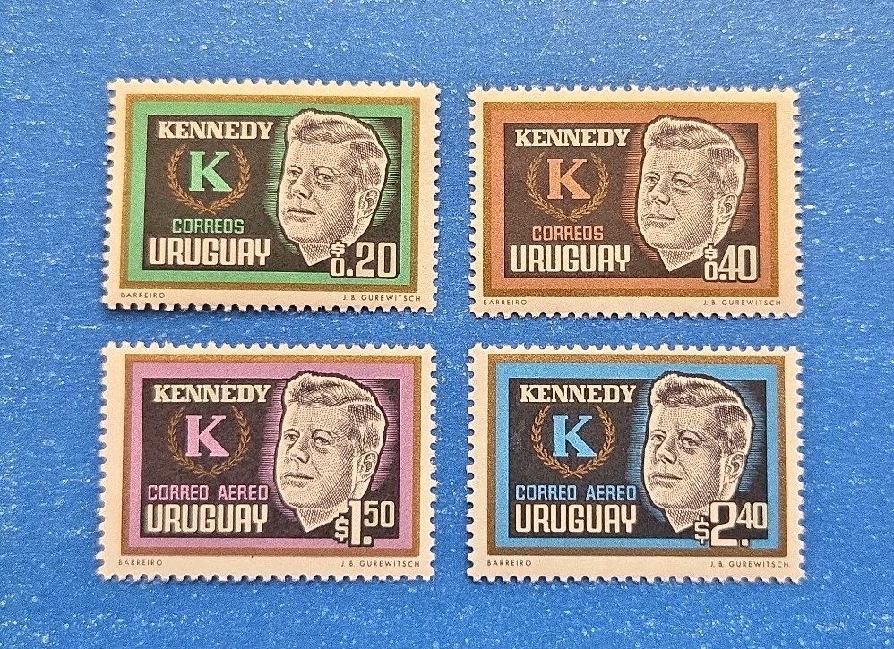 Uruguay Stamps, Scott 714-715, C269-C270 Complete Set MNH