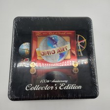Golden Etch A Sketch Ohio Arts Classic Magic Screen Tin Box 100th Anniversary
