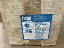 Fasco D840 Permanent Split Capacitor Motor 1/3 HP 1075 - 870 RPM 208/230 Volt