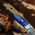 9.3" Damascus Hunting Knife Full Tang Resin Handle Fix Blade Handle+Sheath — photo 10
