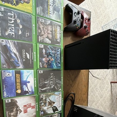 Microsoft Xbox Series X Console Bundle w/ 2 Controllers, Games, HDMI & Power