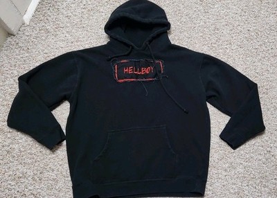 Lil' Peep *HELLBOY* Black Sweatshirt Pullover Hoodie Mens L