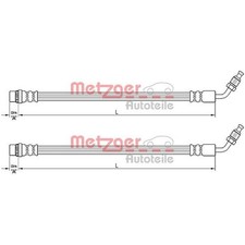 Flexible de frein Nissan INTERSTAR