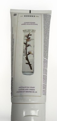 New Korres Almond & Linseed Conditioner For Dry Damaged Hair 6.76 fl oz {M}