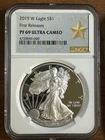 2019-W $1 Proof American Silver Eagle First Releases NGC PF69 West Point Star