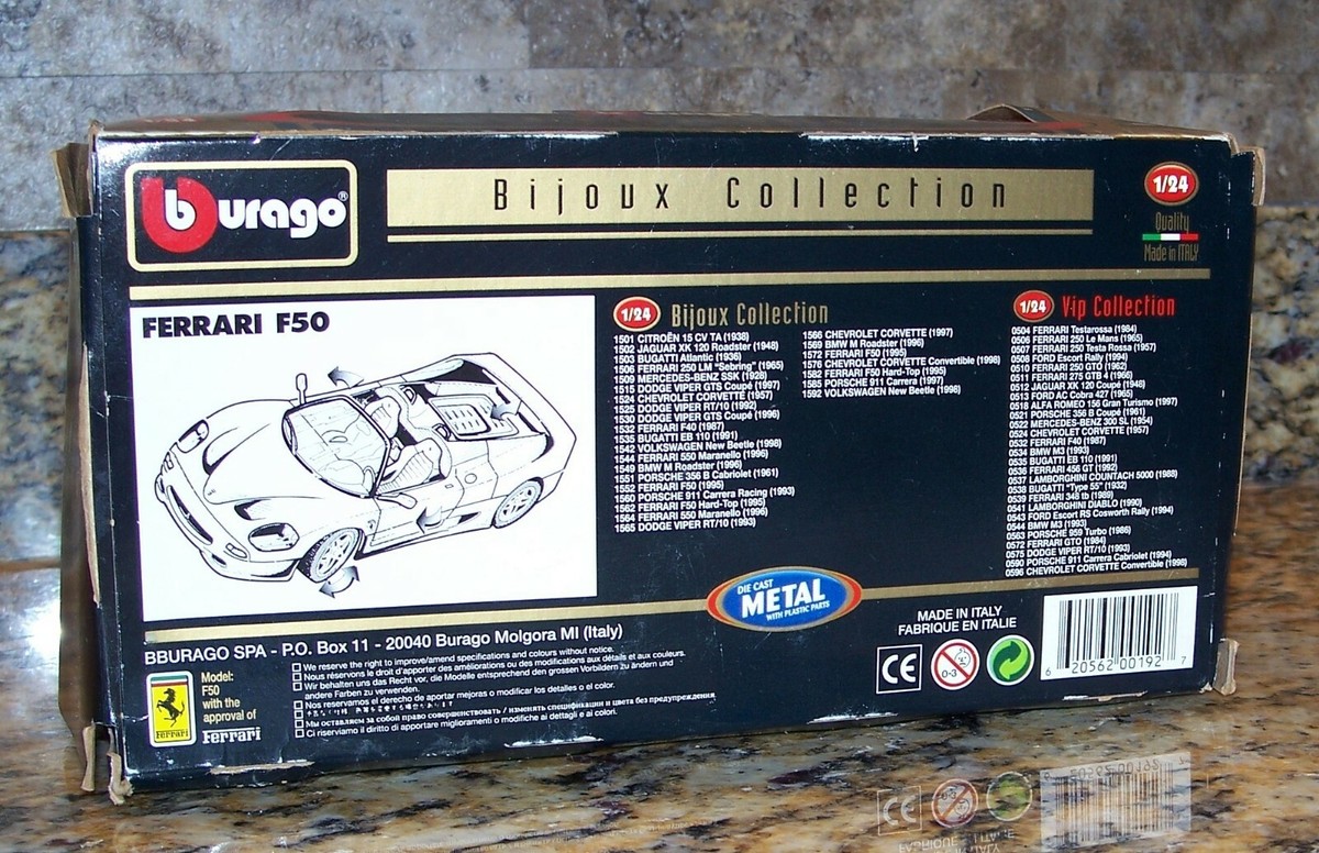 burago Ferrari フェラーリ　F40 F50 セット　1/24 burago Ferrari フェラーリ F40 F50 セット 1/24 Amazon.com